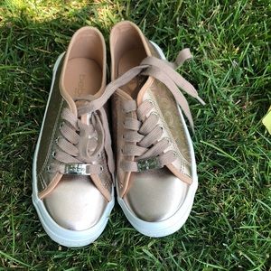 Gold bebe new sneakers